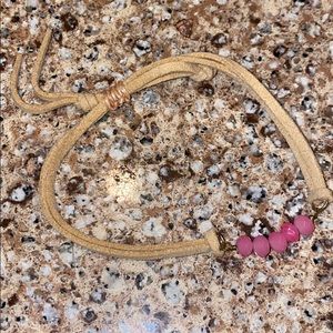 Gorgeous Pink and Tan Bracelet